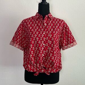 Vintage Generra Floral Button Up Shirt
